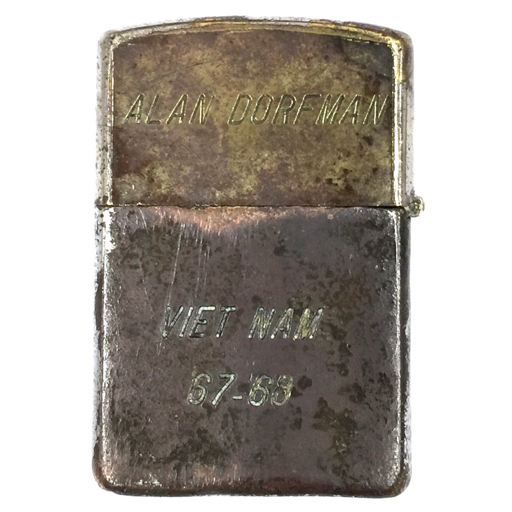ジッポー ベトナム 1966年製 オイルライター 喫煙具 喫煙グッズ シルバーカラー