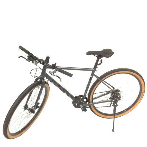 マリン ニカシオ クロスバイク 26インチ ブラック 8段変速 自転車